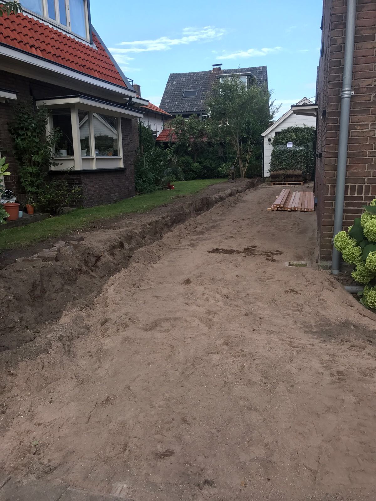 Onderweg aan de Moriaanstraat in Apeldoorn