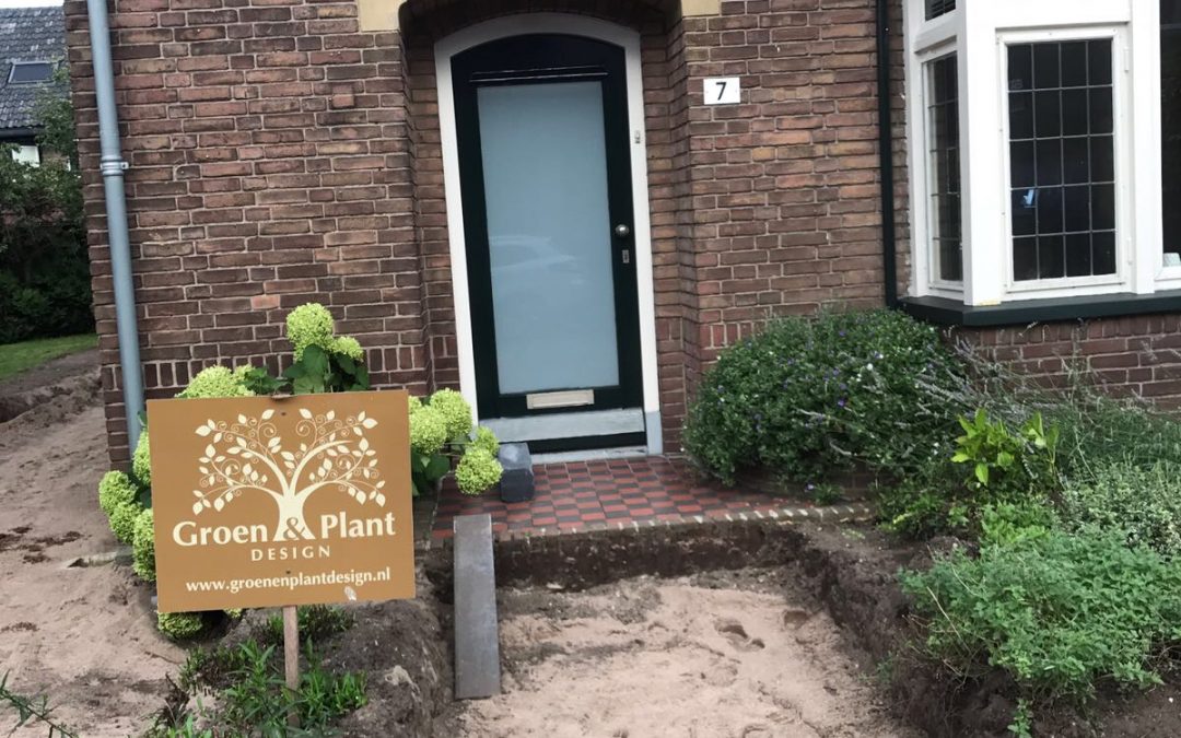 Voor- en achtertuin oude situatie Moriaanstraat Apeldoorn